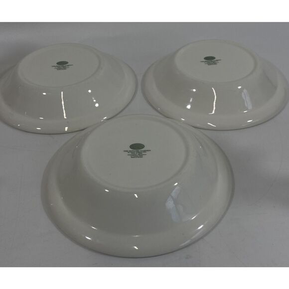 3 PORTMEIRION BOTANIC GARDEN 8 1/2" Rimmed Soup/Pasta Bowls Assorted - Picture 10 of 10